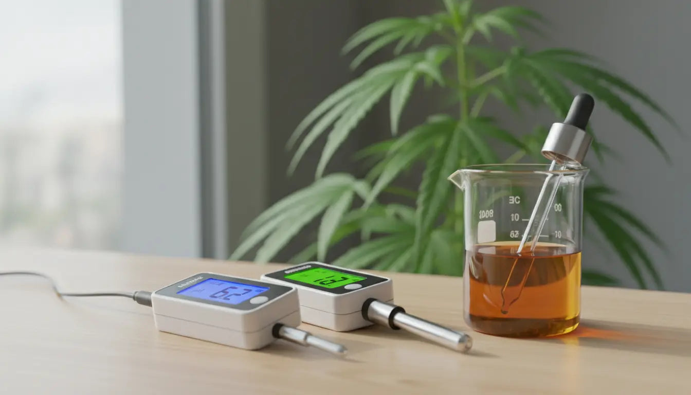 Cannabis Dnger: pH und EC prfen, richtig dosieren  kleine knospe