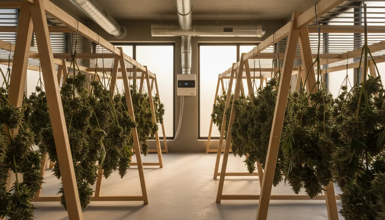 Wie Cannabis trocknen: Ideale Temperatur und Luftfeuchte