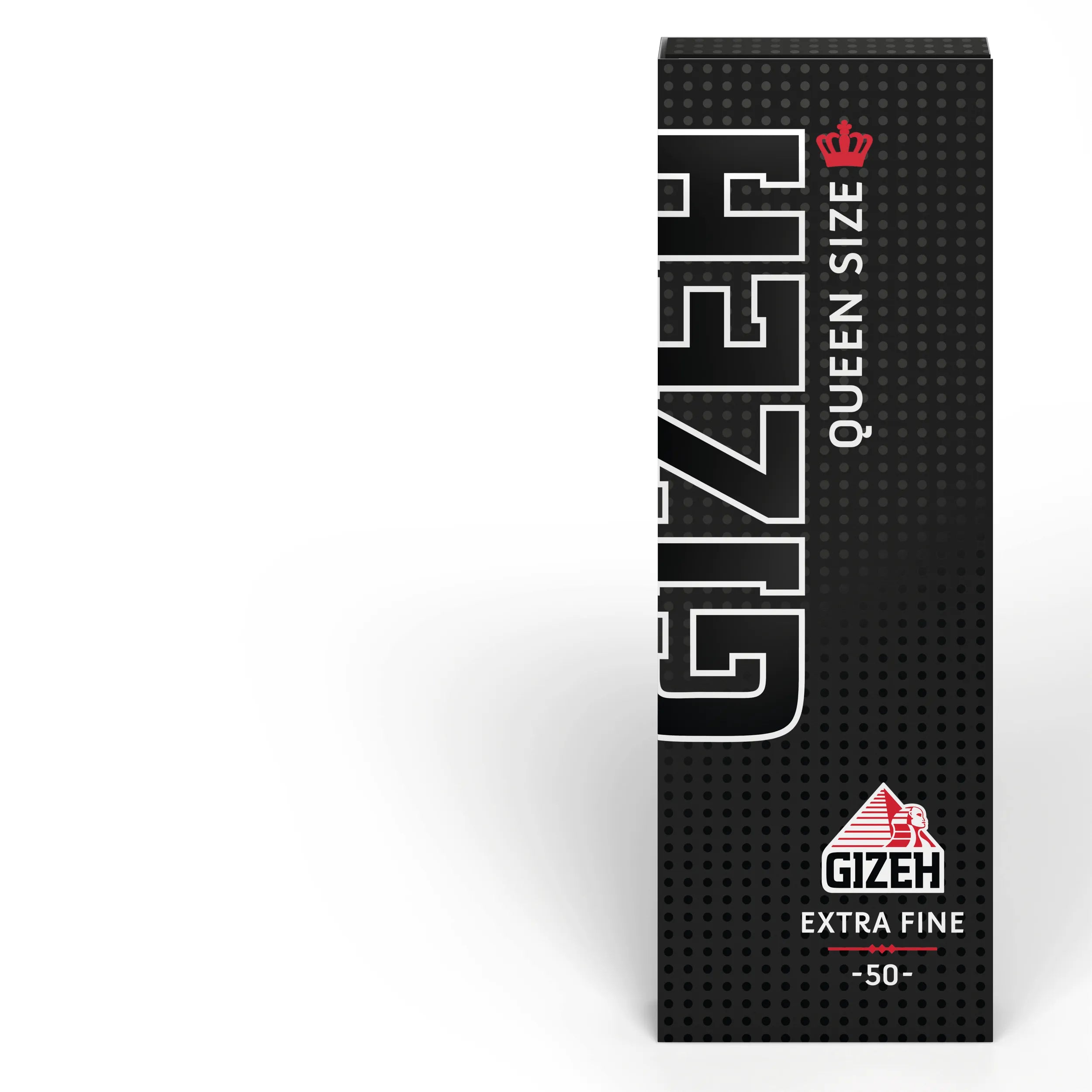 Gizeh Queen Size Extra Fine Zigarettenpapier, schwarze Packung, 50 Blatt.