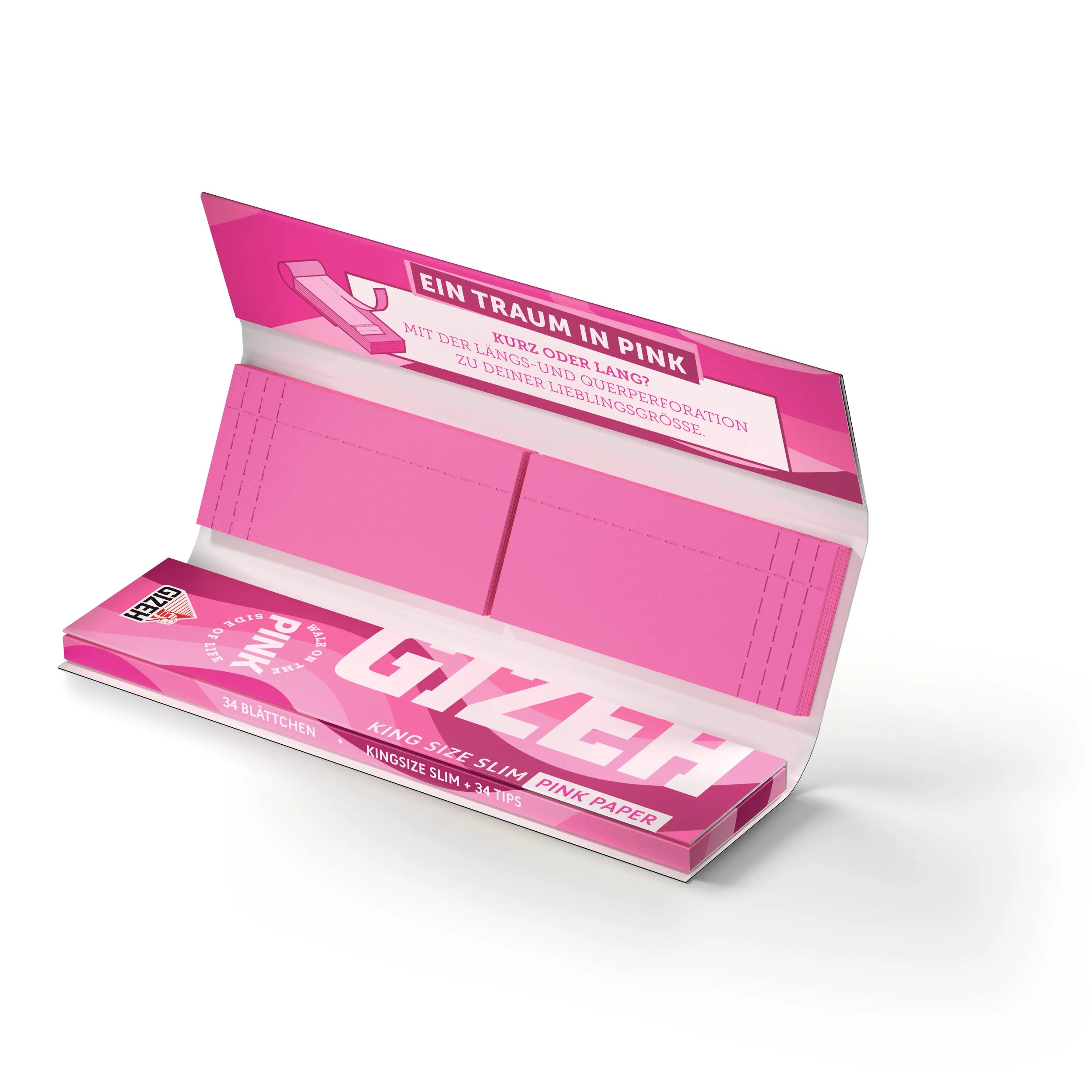 Produktbild GIZEH KSS+Tips All Pink offen