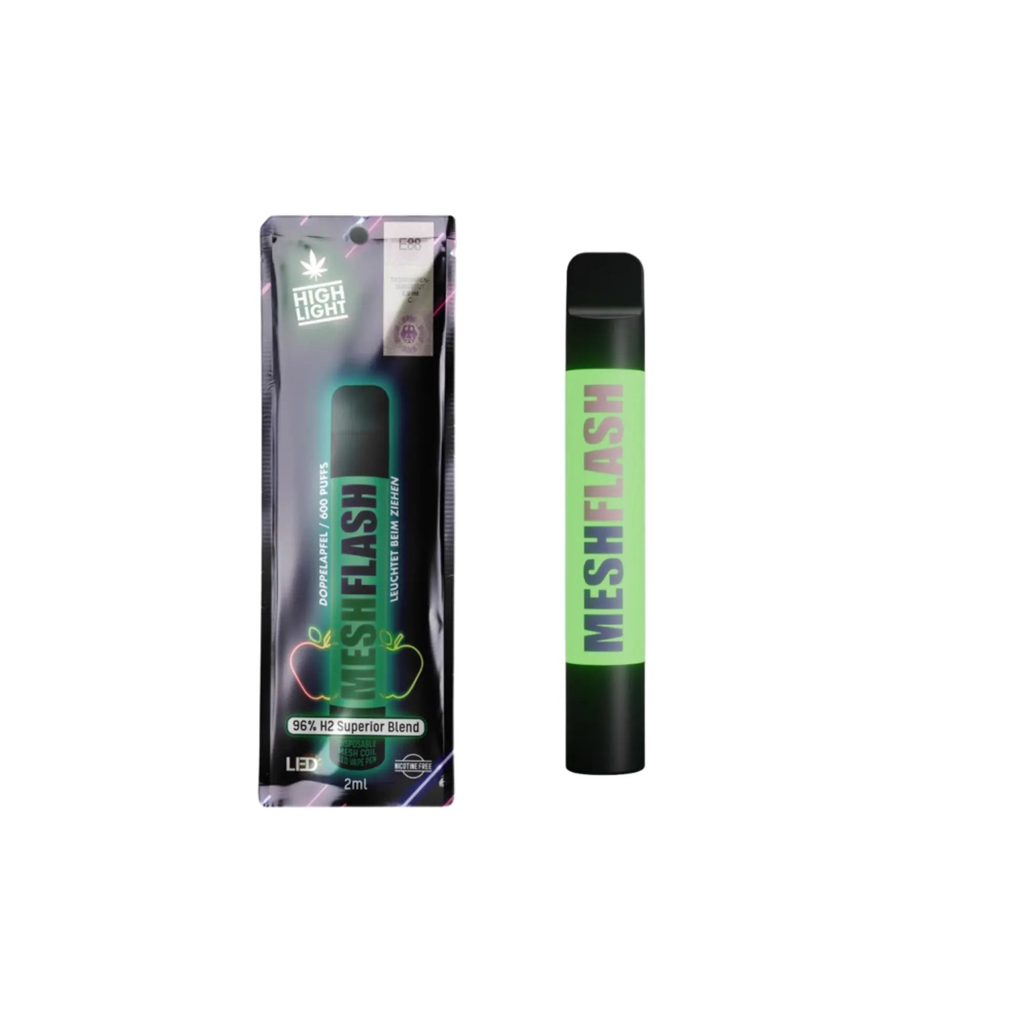 Dieses Bild zeigt ein modernes Vaporizer-Produkt von "kleine knospe", speziell entwickelt für den Cannabis-Genuss mit CBD.