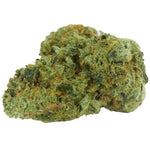 Dieses Bild zeigt eine detailreiche Nahaufnahme eines Cannabis-Buds, das als CBD-Produkt von "kleine knospe" bekannt ist.