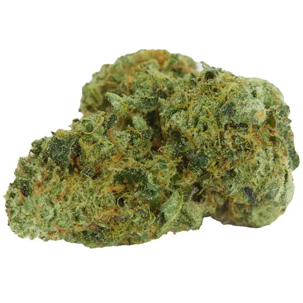 Dieses Bild zeigt eine detailreiche Nahaufnahme eines Cannabis-Buds, das als CBD-Produkt von "kleine knospe" bekannt ist.